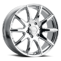 Picture of Raceline 159C Spike 22x9-5in - 6x139-7 BP - 15mm Offset - 106-1mm Bore - Chrome Wheel