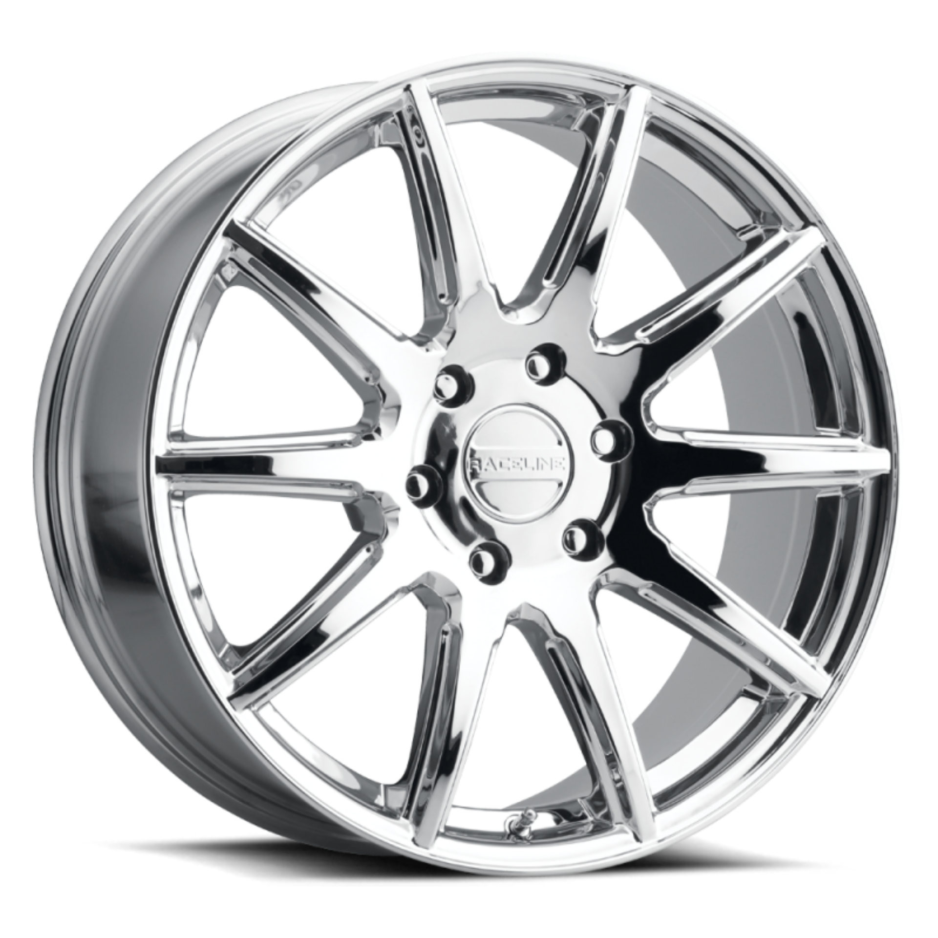 Picture of Raceline 159C Spike 22x9-5in - 6x139-7 BP - 15mm Offset - 106-1mm Bore - Chrome Wheel