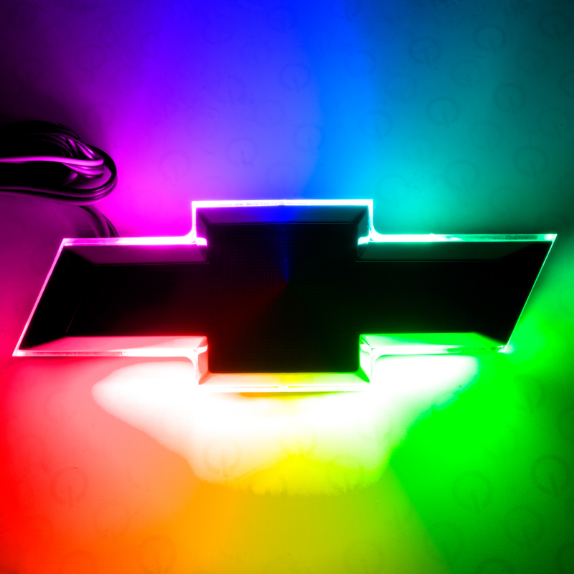 Picture of Oracle Illuminated Bowtie - Flat Black Center - RGB - ColorSHIFT