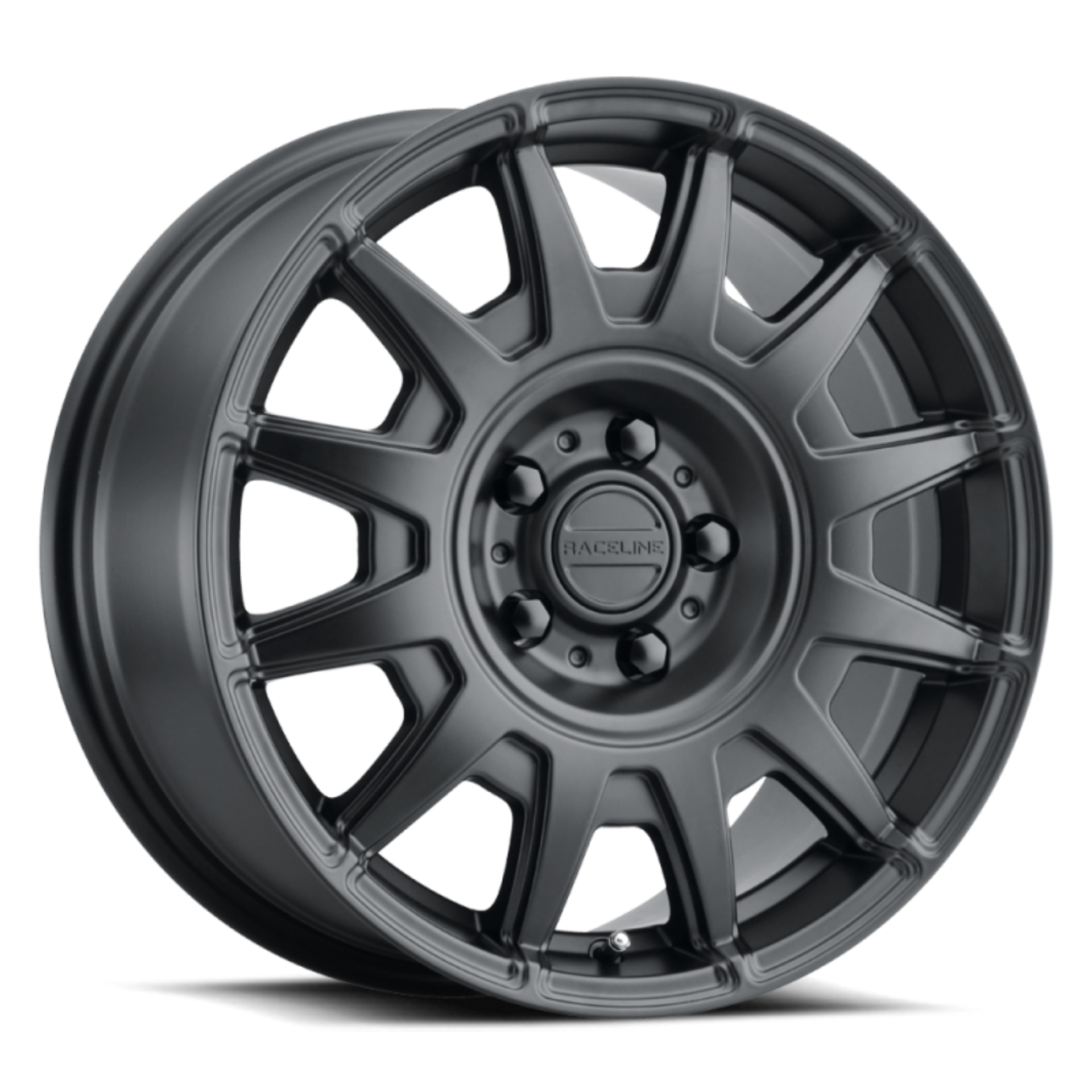 Picture of Raceline 401B Aero 15x7in - 5x100 BP - 15mm Offset - 72-62mm Bore - Satin Black Wheel