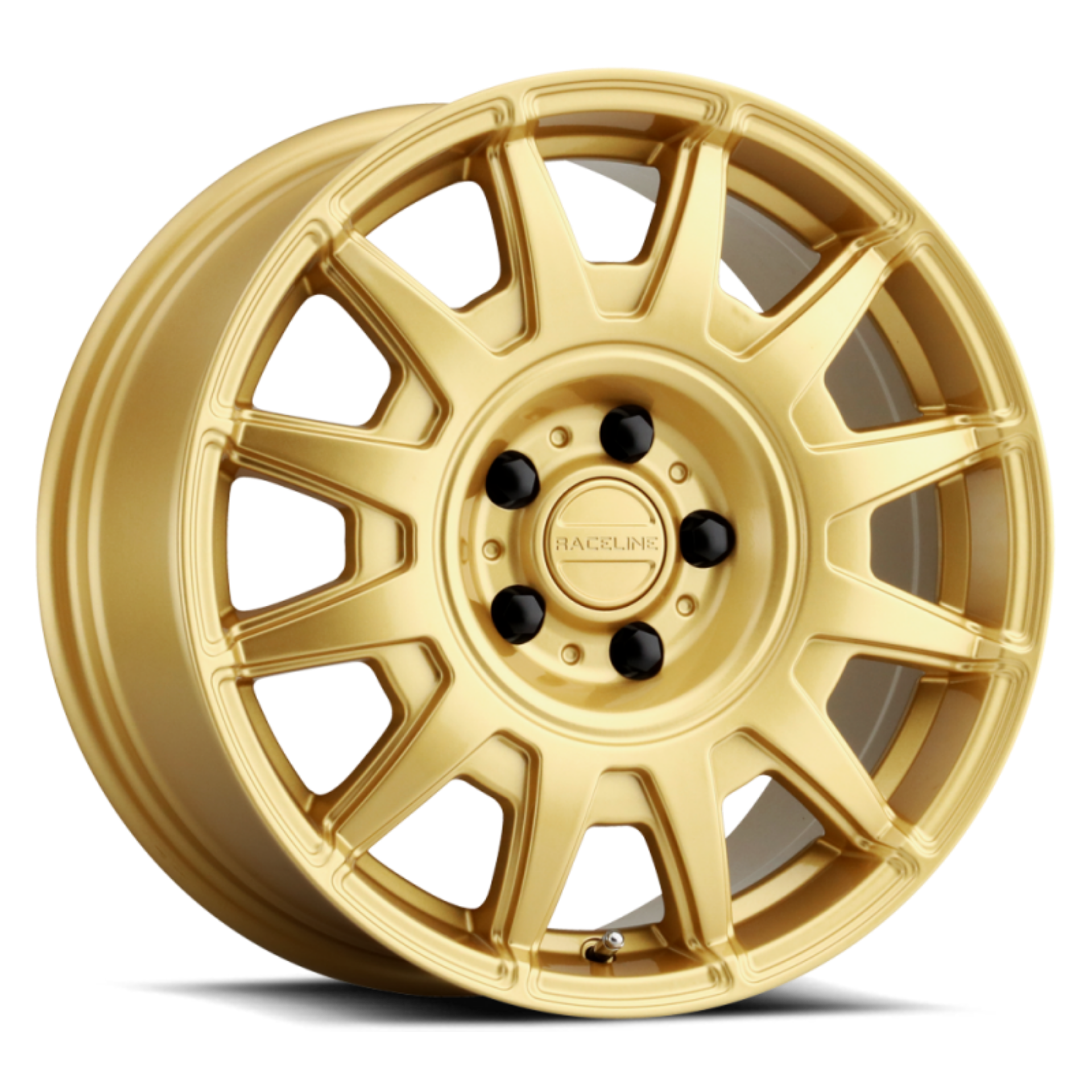Picture of Raceline 401GD Aero 15x7in - 5x100 BP - 15mm Offset - 72-62mm Bore - Gloss Gold Wheel