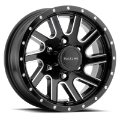 Picture of Raceline 820M Twisted 15x6in - 6x139-7 BP - 0mm Offset - 4-25mm Bore - Black & Machined Wheel