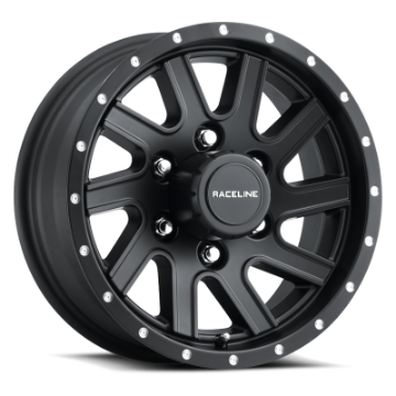 Picture of Raceline 820MB Twisted 16x6in - 8x165-1 BP - 0mm Offset - 4-90mm Bore - Satin Black Wheel