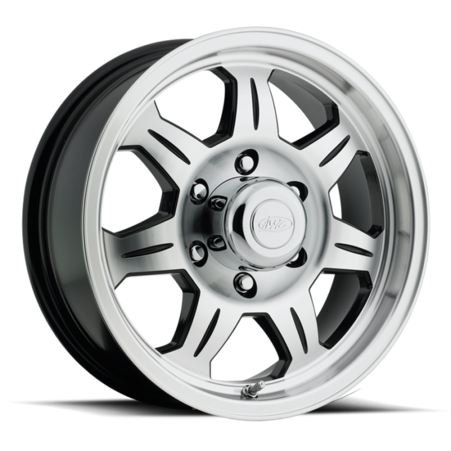 Picture of Raceline 870 Element 15x6in - 6x139-7 BP - 0mm Offset - 4-25mm Bore - Black & Machined Wheel