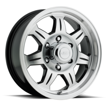 Picture of Raceline 870 Element 16x6in - 6x139-7 BP - 0mm Offset - 4-25mm Bore - Black & Machined Wheel
