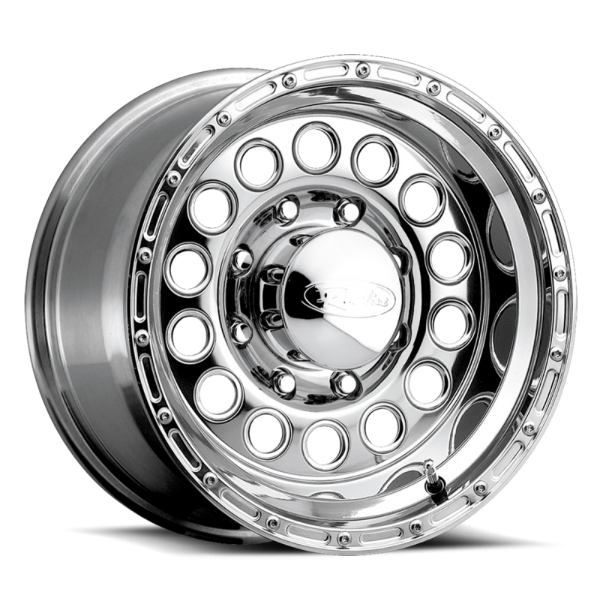 Picture of Raceline 887 Rock Crusher 16x10in - 6x139-7 BP - -24mm Offset - 107-95mm Bore - Polished Wheel