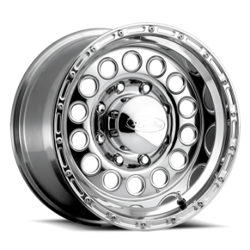 Picture of Raceline 887 Rock Crusher 16x10in - 6x139-7 BP - -24mm Offset - 107-95mm Bore - Polished Wheel