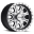 Picture of Raceline 928M Monster 17x9in - 5x127 BP - -12mm Offset - 83-82mm Bore - Black & Machined Wheel