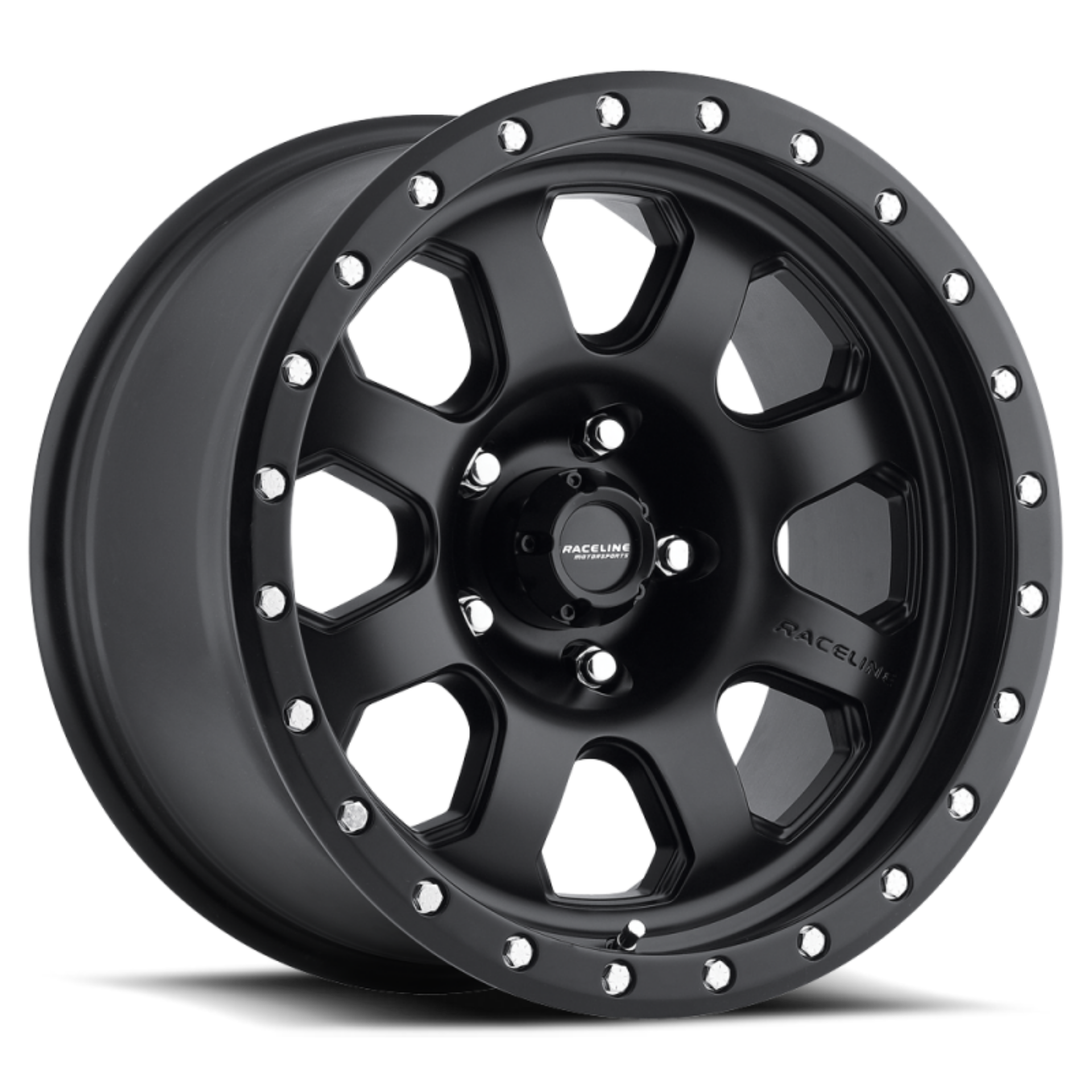 Picture of Raceline 929B Avenger 17x9in - 6x139-7 BP - 20mm Offset - 107-95mm Bore - Satin Black Wheel