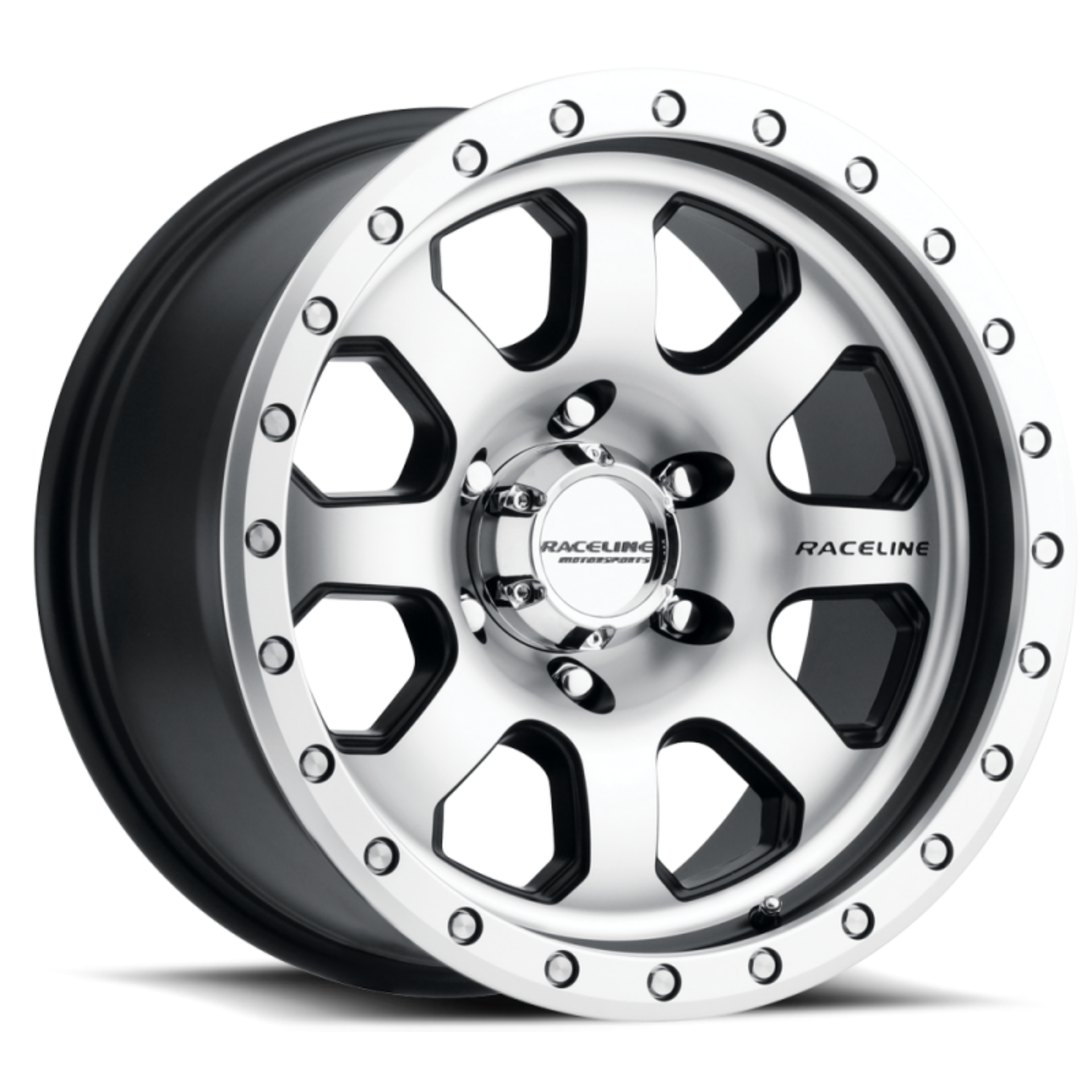 Picture of Raceline 929M Avenger 17x9in - 8x165-1 BP - -12mm Offset - 130-81mm Bore - Black & Machined Wheel