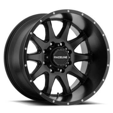 Picture of Raceline 930B Shift 18x9in - 8x165-1 BP - -12mm Offset - 125-2mm Bore - Satin Black Wheel