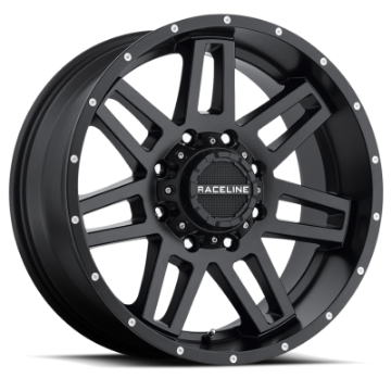 Picture of Raceline 931B Injector 20x9in - 8x170 BP - 12mm Offset - 125-2mm Bore - Satin Black Wheel