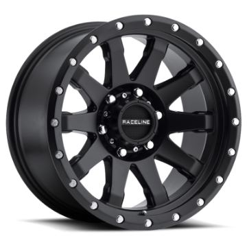 Picture of Raceline 934B Clutch 17x8-5in - 5x139-7 BP - 0mm Offset - 106-5mm Bore - Satin Black Wheel