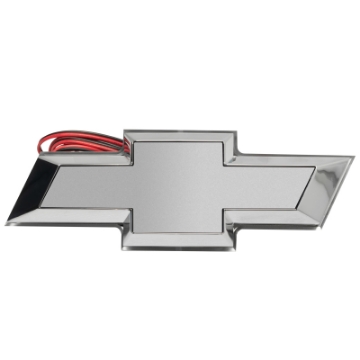 Picture of Oracle Illuminated Bowtie - Silver Ice Metallic - White