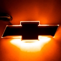 Picture of Oracle Illuminated Bowtie - Silver Ice Metallic - Amber