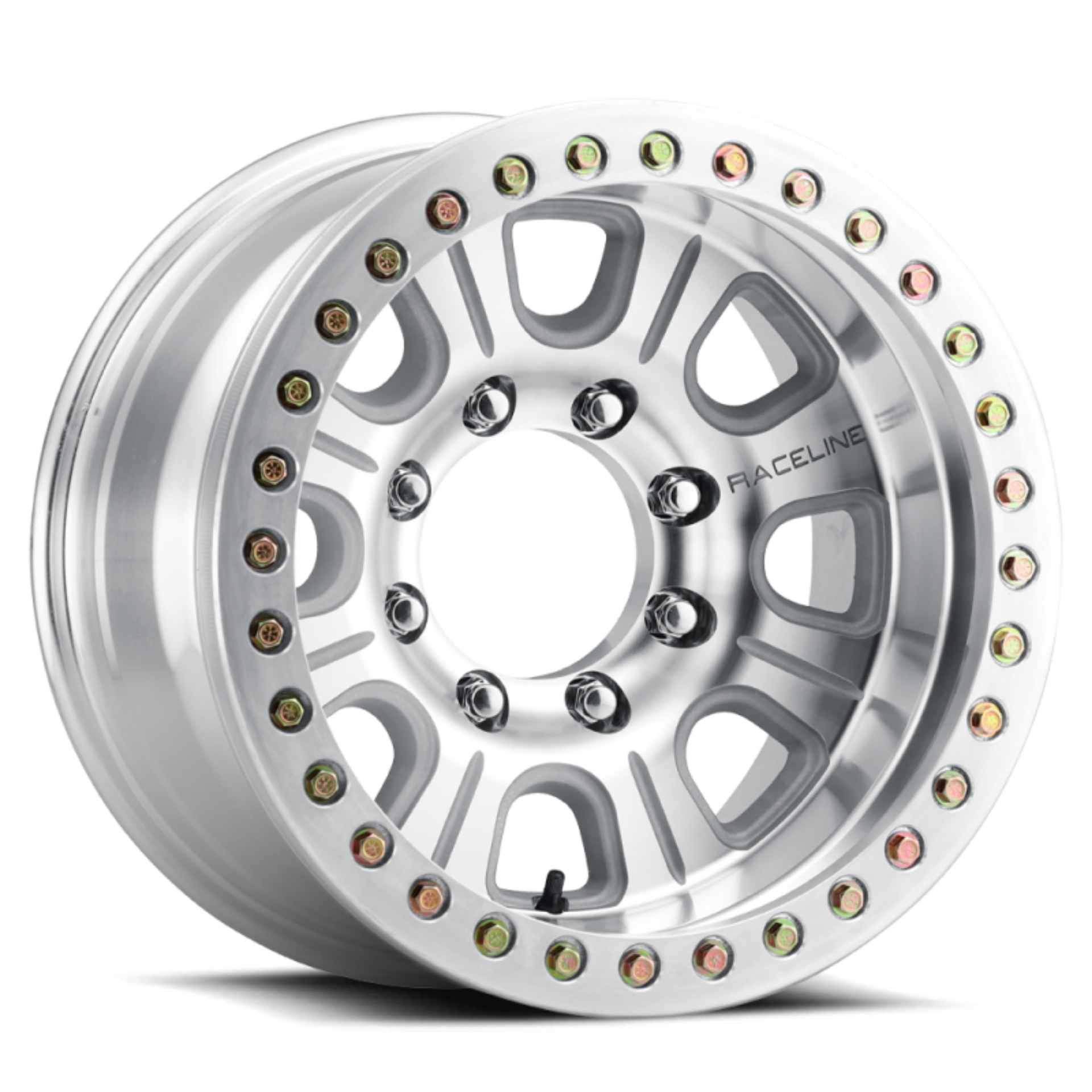 Picture of Raceline RT233 Monster 17x9-5in - 5x139-7 BP - -32mm Offset - 107-95mm Bore- Machined Beadlock Wheel