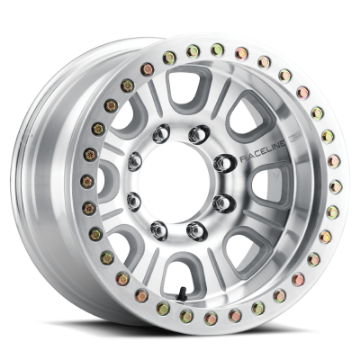 Picture of Raceline RT233 Monster 17x9-5in - 8x165-1 BP - -32mm Offset - 130-81mm Bore- Machined Beadlock Wheel