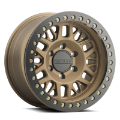 Picture of Raceline RT951B Ryno 17x9in-8x165-1 BP--38mm Offset-130-8mm Bore- Bronze & Black Ring Beadlock Wheel