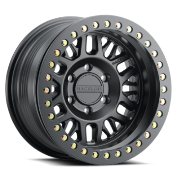 Picture of Raceline RT951B Ryno 17x9in - 8x170 BP - -38mm Offset - 130-8mm Bore - Satin Black Beadlock Wheel