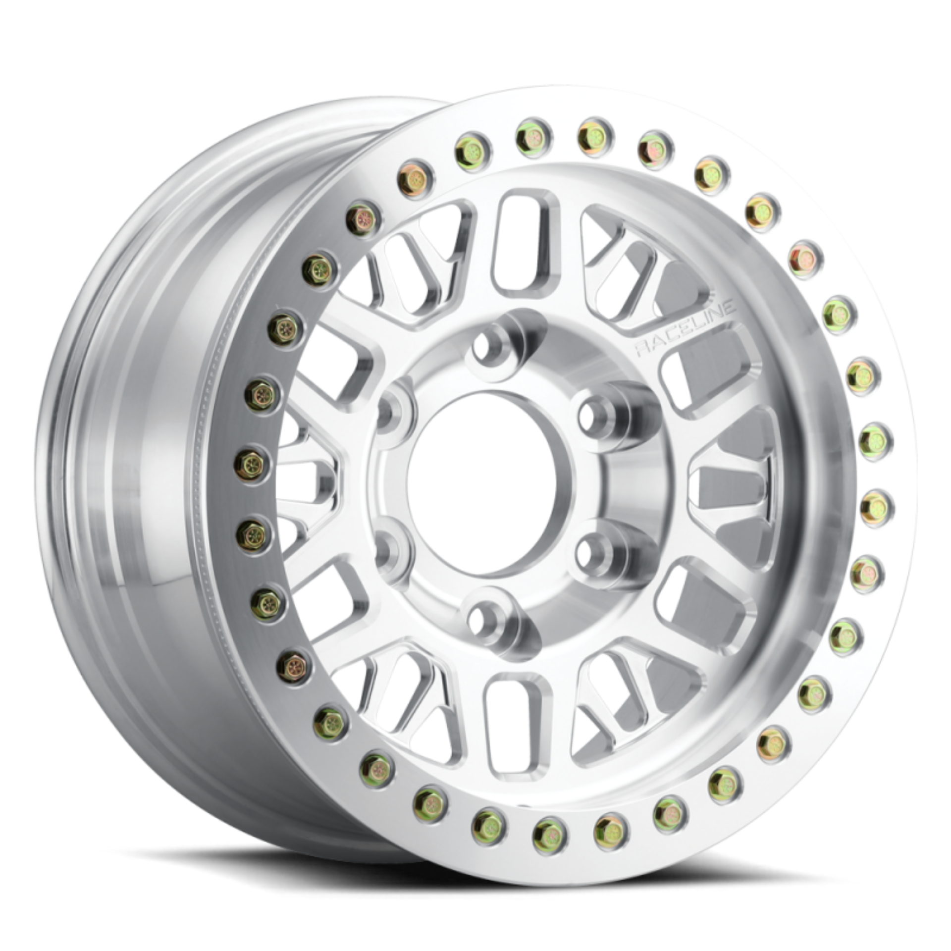 Picture of Raceline RT951F Ryno 17x9in - 5x127 BP - -12mm Offset - 83-82mm Bore - Machined Beadlock Wheel