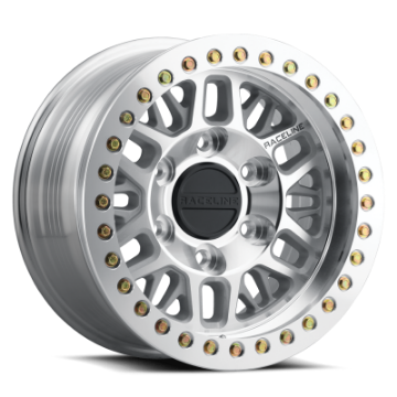 Picture of Raceline RT951M Ryno 17x9in - 6x6-5 BP - -12mm Offset - 107-95mm Bore - Machined Beadlock Wheel
