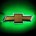 Picture of Oracle 14-15 Chevrolet Camaro Illuminated Bowtie - Dual Intensity - Green