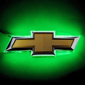 Picture of Oracle 14-15 Chevrolet Camaro Illuminated Bowtie - Dual Intensity - Green