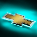Picture of Oracle 16-19 Chevrolet Camaro Illuminated Bowtie - Aqua