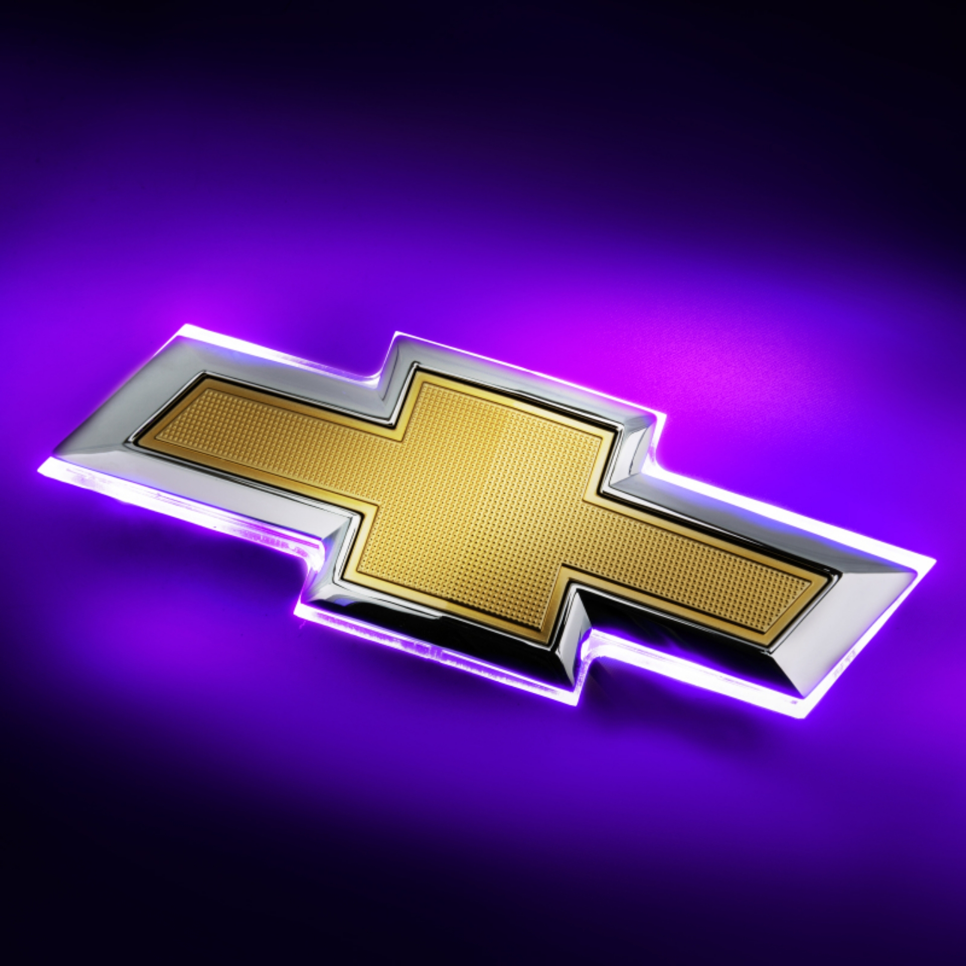 Picture of Oracle 16-19 Chevrolet Camaro Illuminated Bowtie - Dual Intensity - UV-Purple