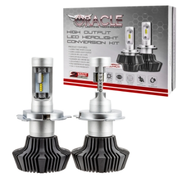 Picture of Oracle H4 4000 Lumen LED Headlight Bulbs Pair - 6000K