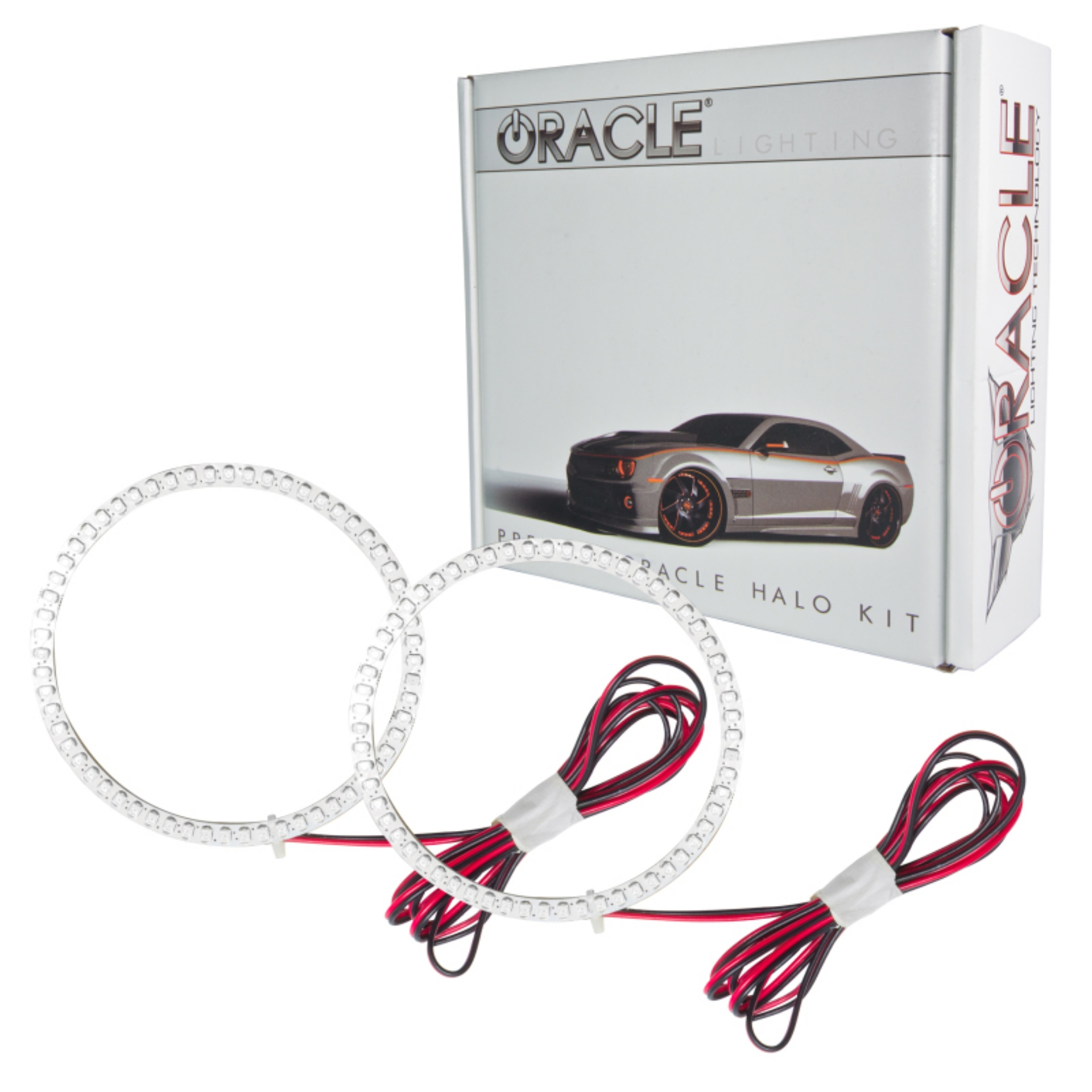 Picture of Oracle Jeep Commander 06-10 LED Fog Halo Kit - White