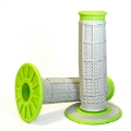Picture of Renthal MX Dual Compound Grips Tapered 1-2 Waffle - Grey- Green