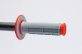 Picture of Renthal MX Dual Compound Grips 1-2 Waffle - Grey- Orange