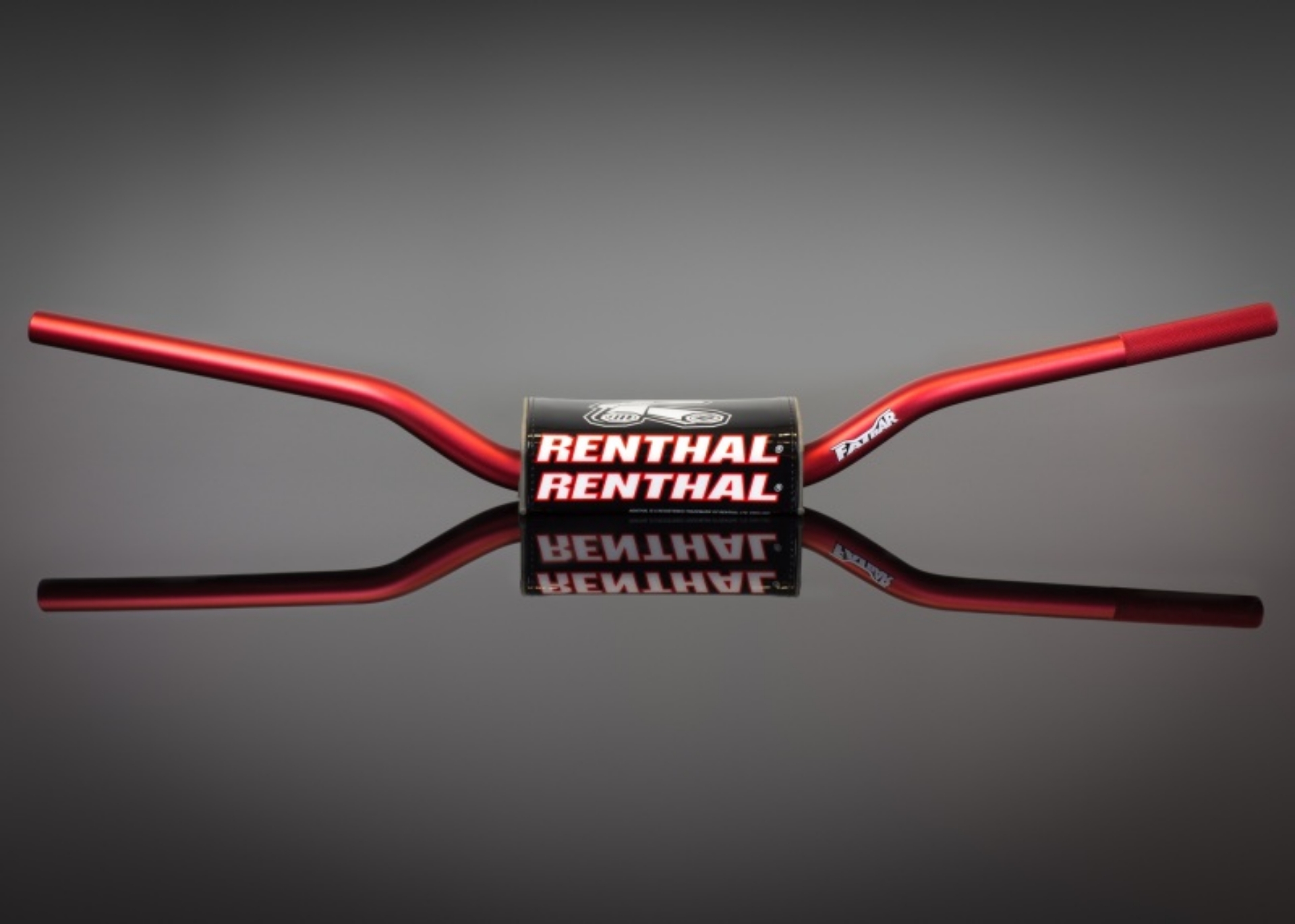 Picture of Renthal 18+ Honda CRF- 21+ Kawasaki KX MX- Enduro Fatbar - Red