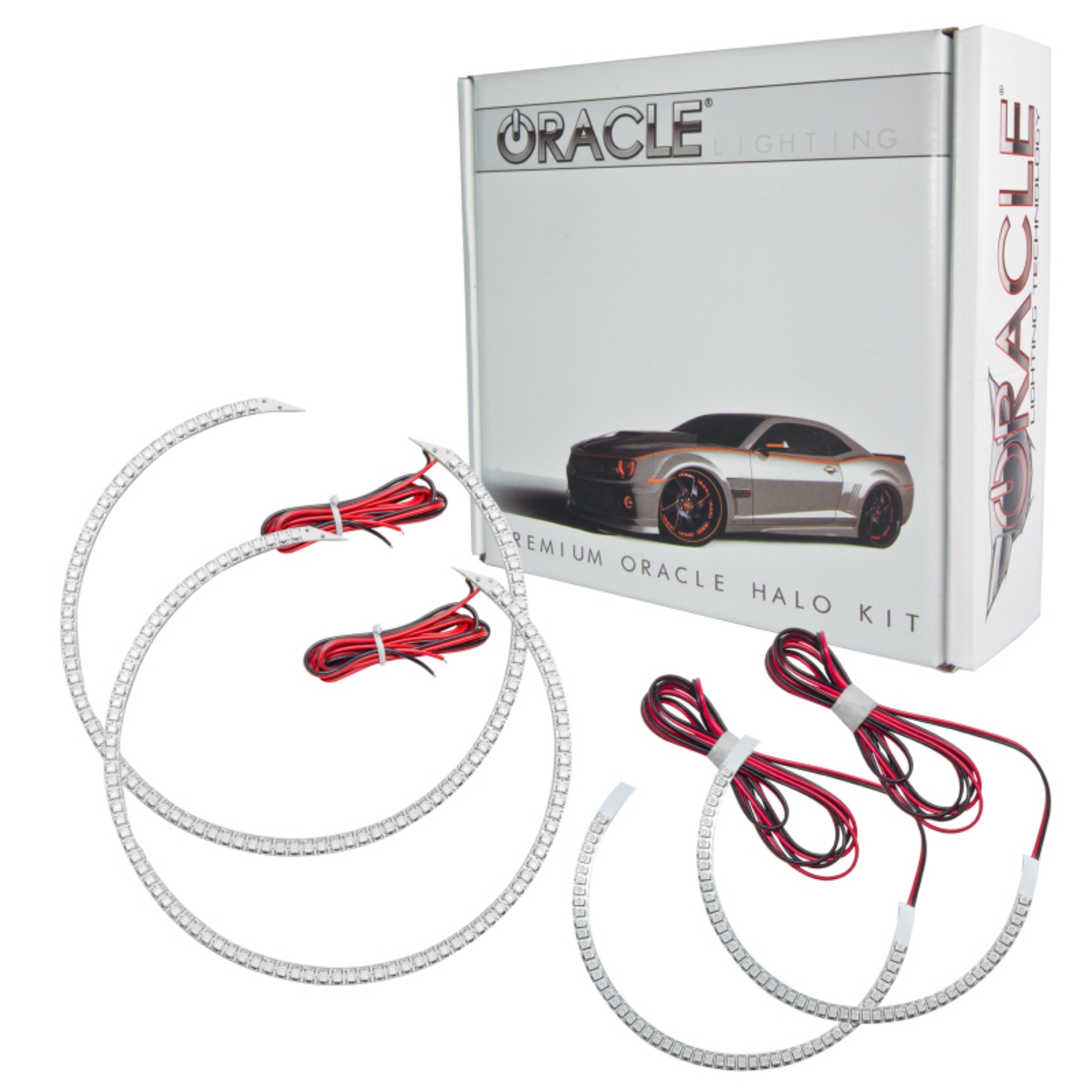 Picture of Oracle Toyota Tundra 07-13 LED Tail Light Halo Kit - Red