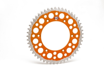 Picture of Renthal 16-17 KTM 250 EXC- 300 EXC Rear Twinring - Orange 520-50P Teeth