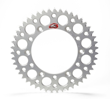 Picture of Renthal 00-07 Honda CR 125R Rear Grooved Sprocket - Silver 520-52P Teeth