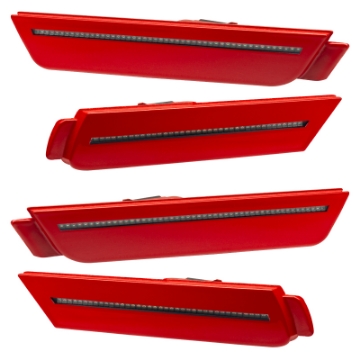 Picture of Oracle 10-15 Chevrolet Camaro Concept Sidemarker Set - Tinted - Red Hot G7C