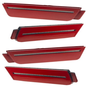 Picture of Oracle 10-15 Chevrolet Camaro Concept Sidemarker Set - Clear - Red Rock G7P