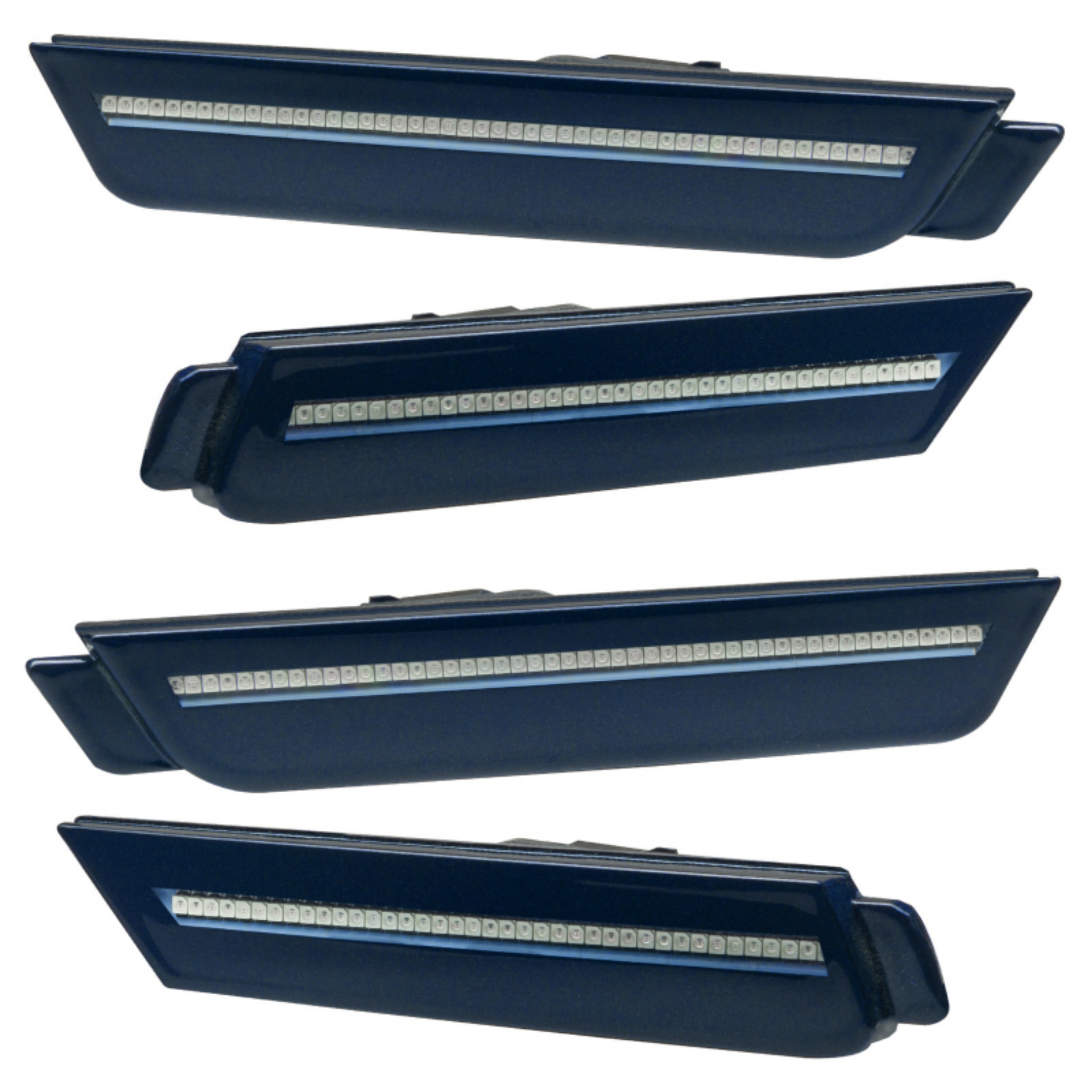 Picture of Oracle 10-15 Chevy Camaro Concept Sidemarker Set - Clear - Imperial Blue Metallic GAP