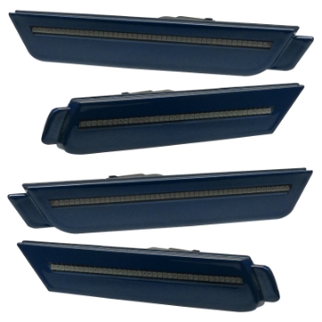 Picture of Oracle 10-15 Chevy Camaro Concept Sidemarker Set - Tinted - Imperial Blue Metallic GAP