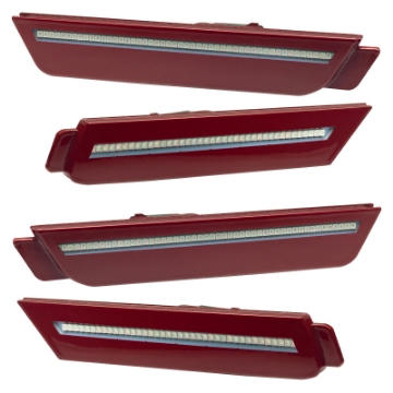 Picture of Oracle 10-15 Chevrolet Camaro Concept Sidemarker Set - Clear - Red Jewel Tint Coat GAQ