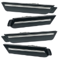 Picture of Oracle 10-15 Chevy Camaro Concept Sidemarker Set - Clear - Carbon Flash Metallic GAR565