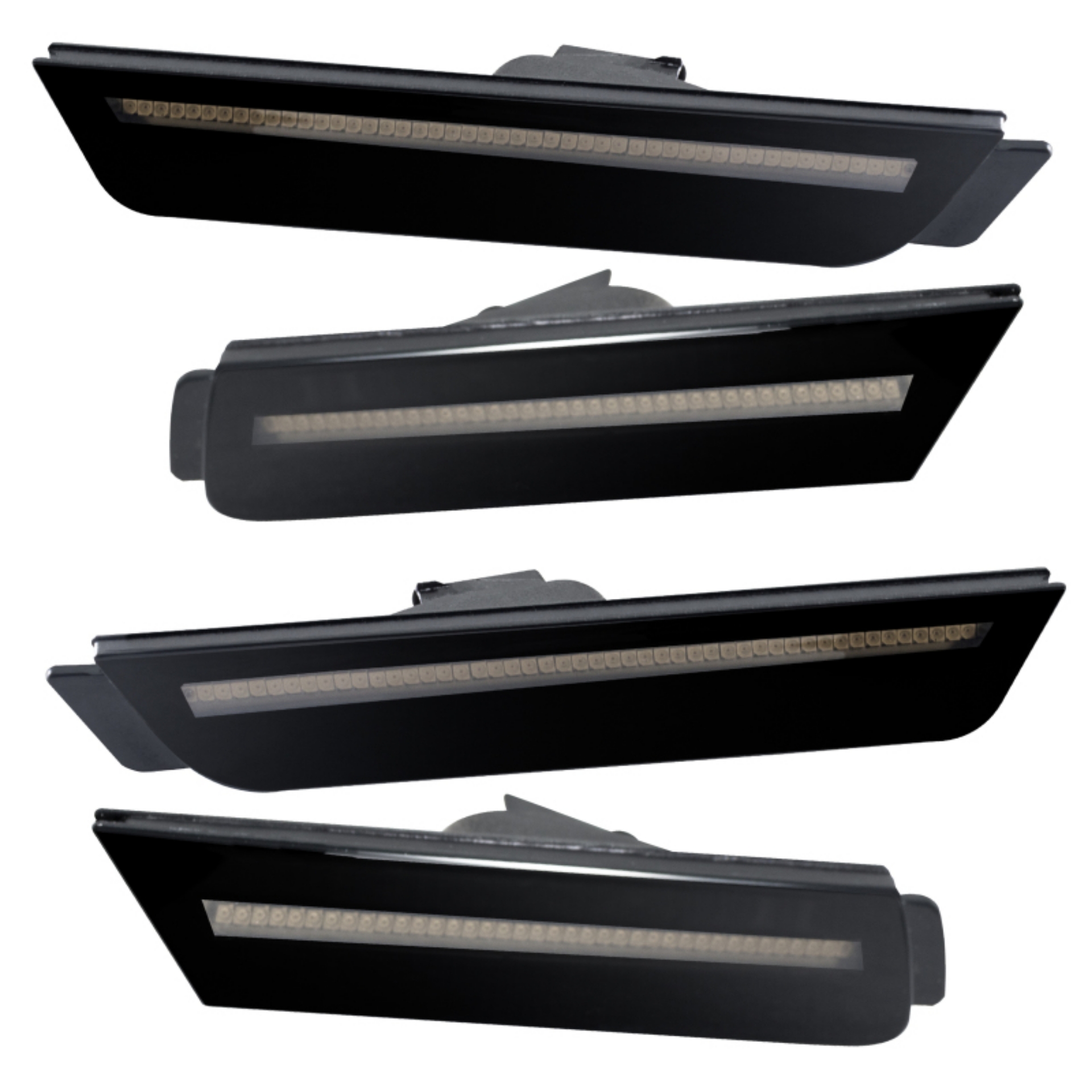 Picture of Oracle 10-15 Chevrolet Camaro Concept Sidemarker Set - Clear - Black GBA