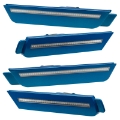 Picture of Oracle 10-15 Chevrolet Camaro Concept Sidemarker Set - Clear - Aqua Blue Metallic GBD