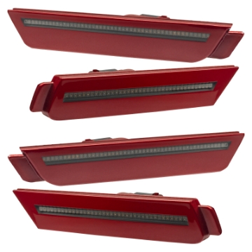 Picture of Oracle 10-15 Chevrolet Camaro Concept Sidemarker Set - Tinted - Crystal Red Claret GBE