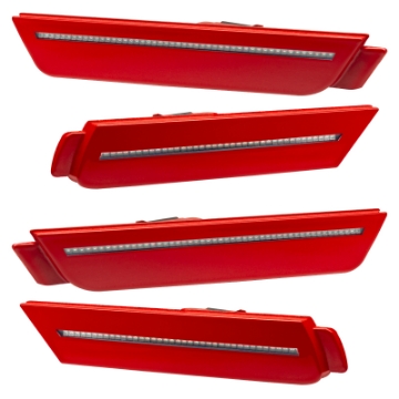 Picture of Oracle 10-15 Chevrolet Camaro Concept Sidemarker Set - Clear - Victory Red GCN