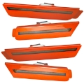 Picture of Oracle 10-15 Chevy Camaro Concept Sidemarker Set - Tinted - Inferno Orange Metallic GCR
