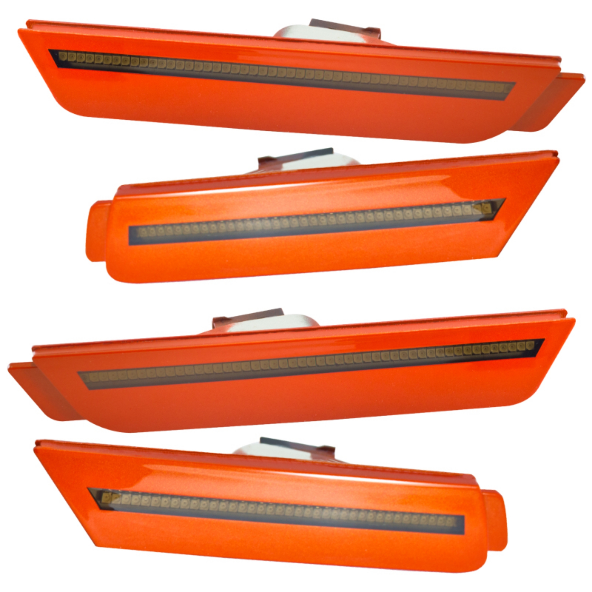 Picture of Oracle 10-15 Chevy Camaro Concept Sidemarker Set - Tinted - Inferno Orange Metallic GCR