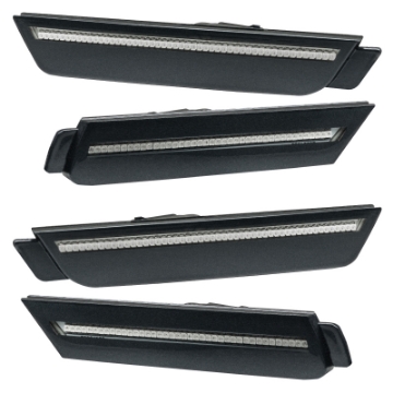 Picture of Oracle 10-15 Chevrolet Camaro Concept Sidemarker Set - Clear - Cyber Grey Metallic GVB